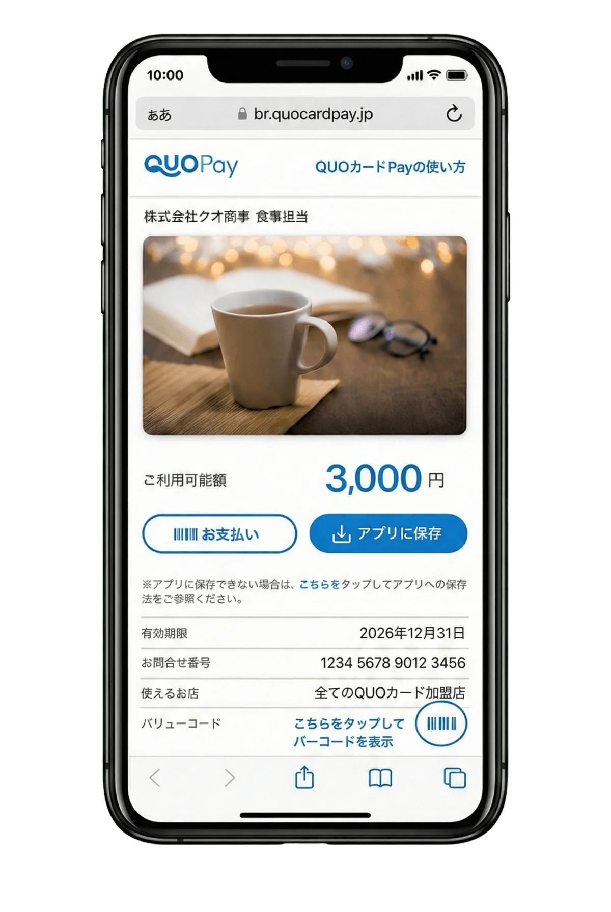 QUO Card Pay Original Design